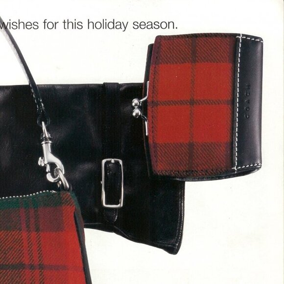 Vintage Coach Tartan Kisslock Coin Purse, NEW - Picture 2 of 16